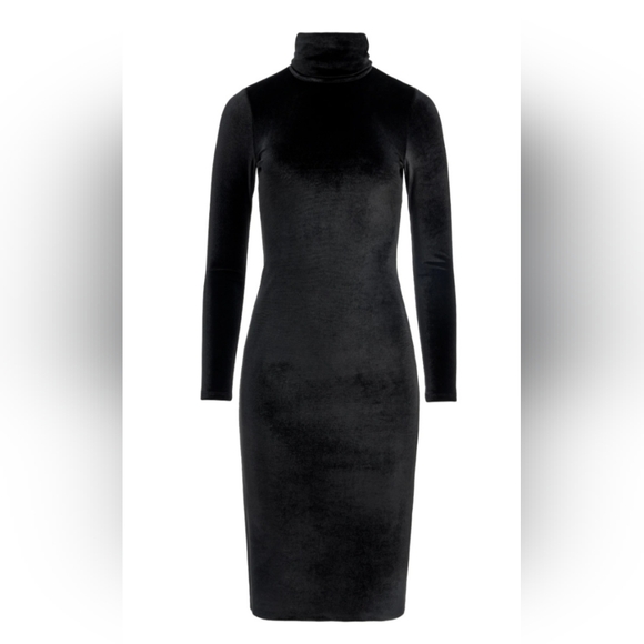 Alice + Olivia DELORA VELVET TASSEL BACK MIDI DRESS SIZE 4 - Picture 8 of 13